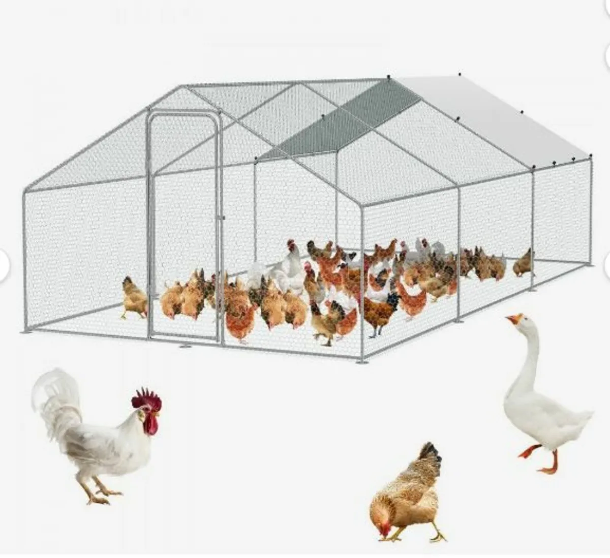Large Metal Chicken Coop - Image 1