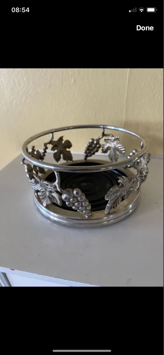 Vintage Wine Bottle Coaster - Image 1