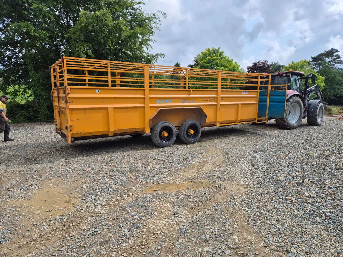 28 ft Rolland Livestock Trailer. - Image 4