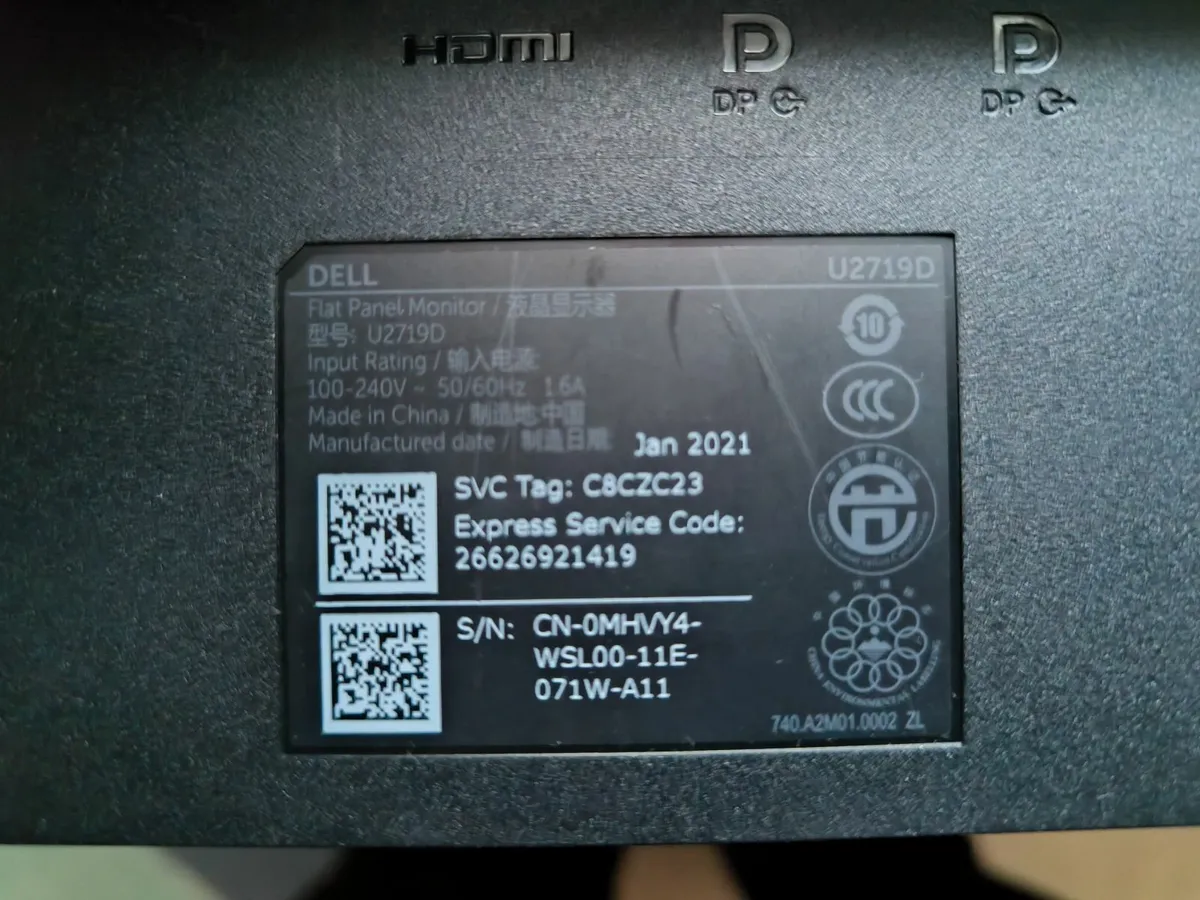 Dell Monitor 27" QHD IPS - Image 3