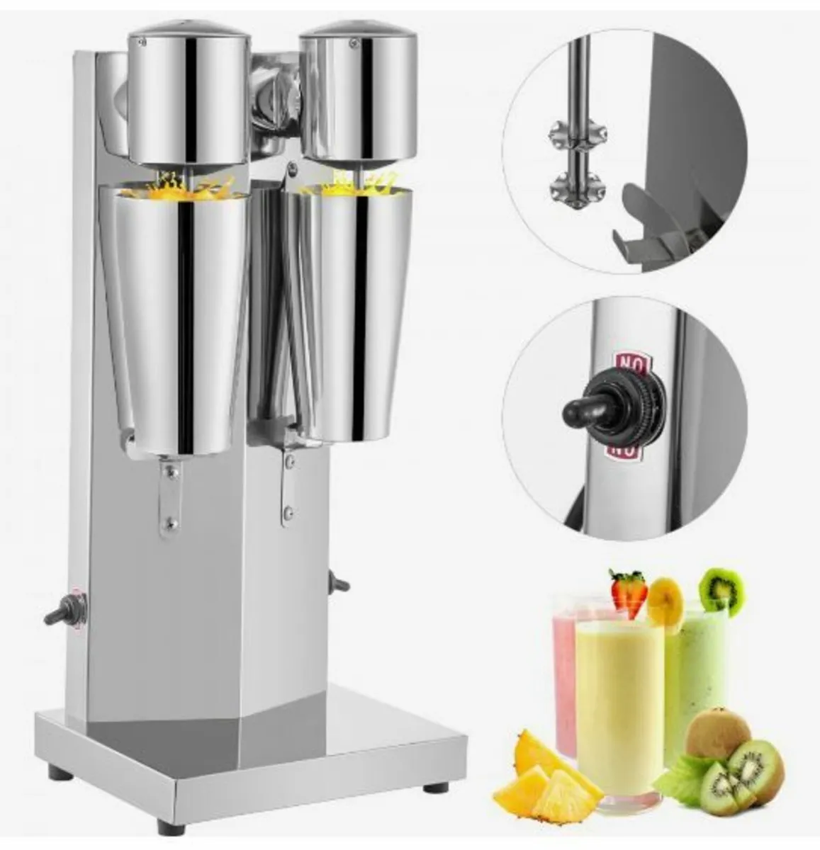 Milkshake Maker Kit, Stainless Steel - Image 1