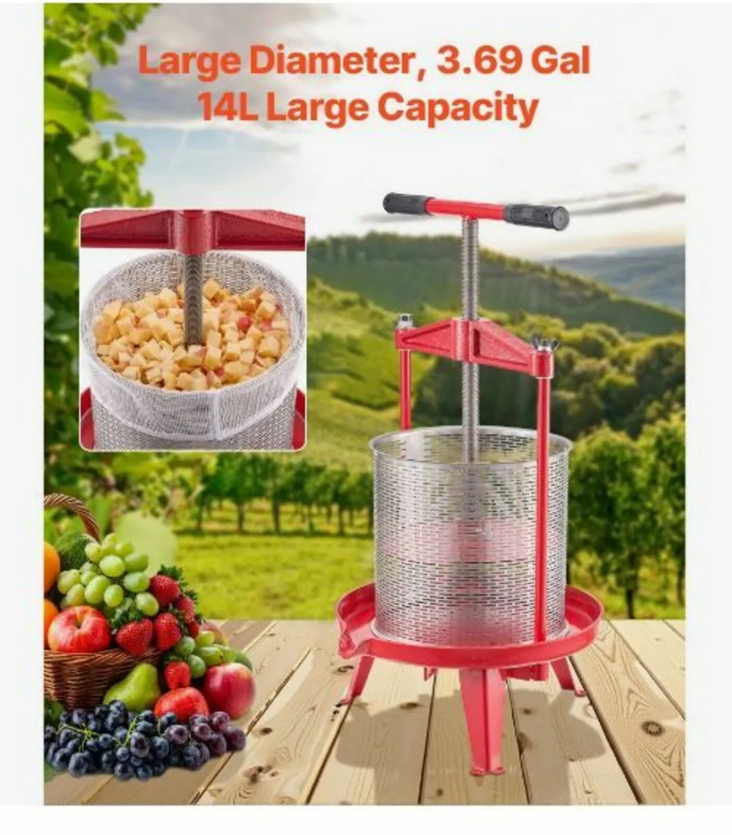 Fruit Wine Press Manual Press for Wine Making - Image 3