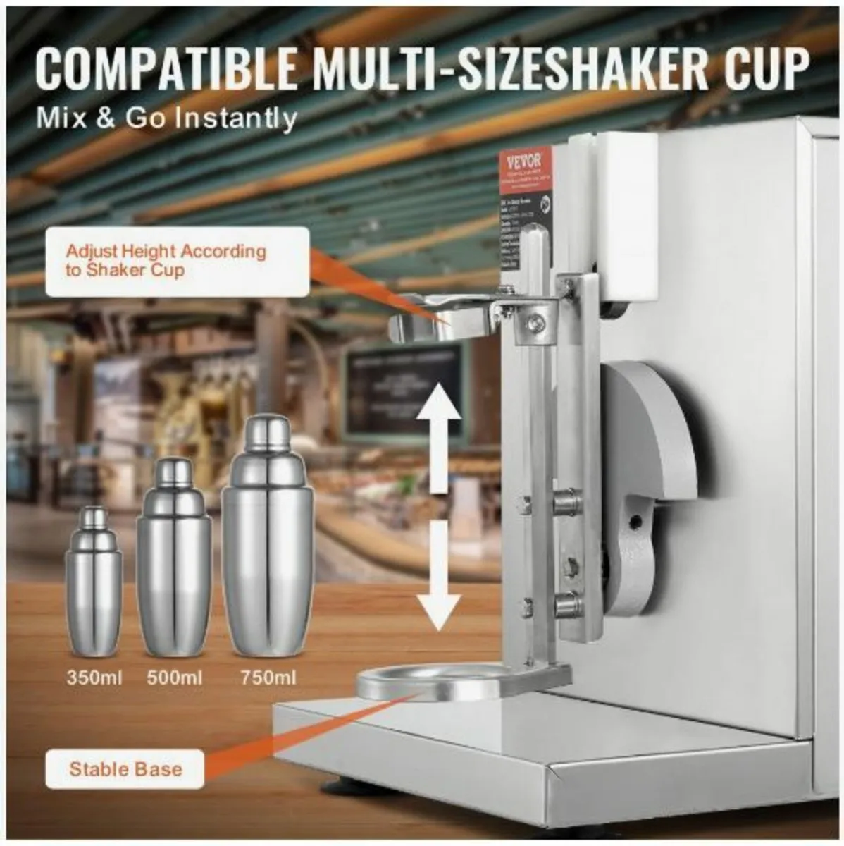 Milkshake Maker Machine 120W Electric Milk - Image 2