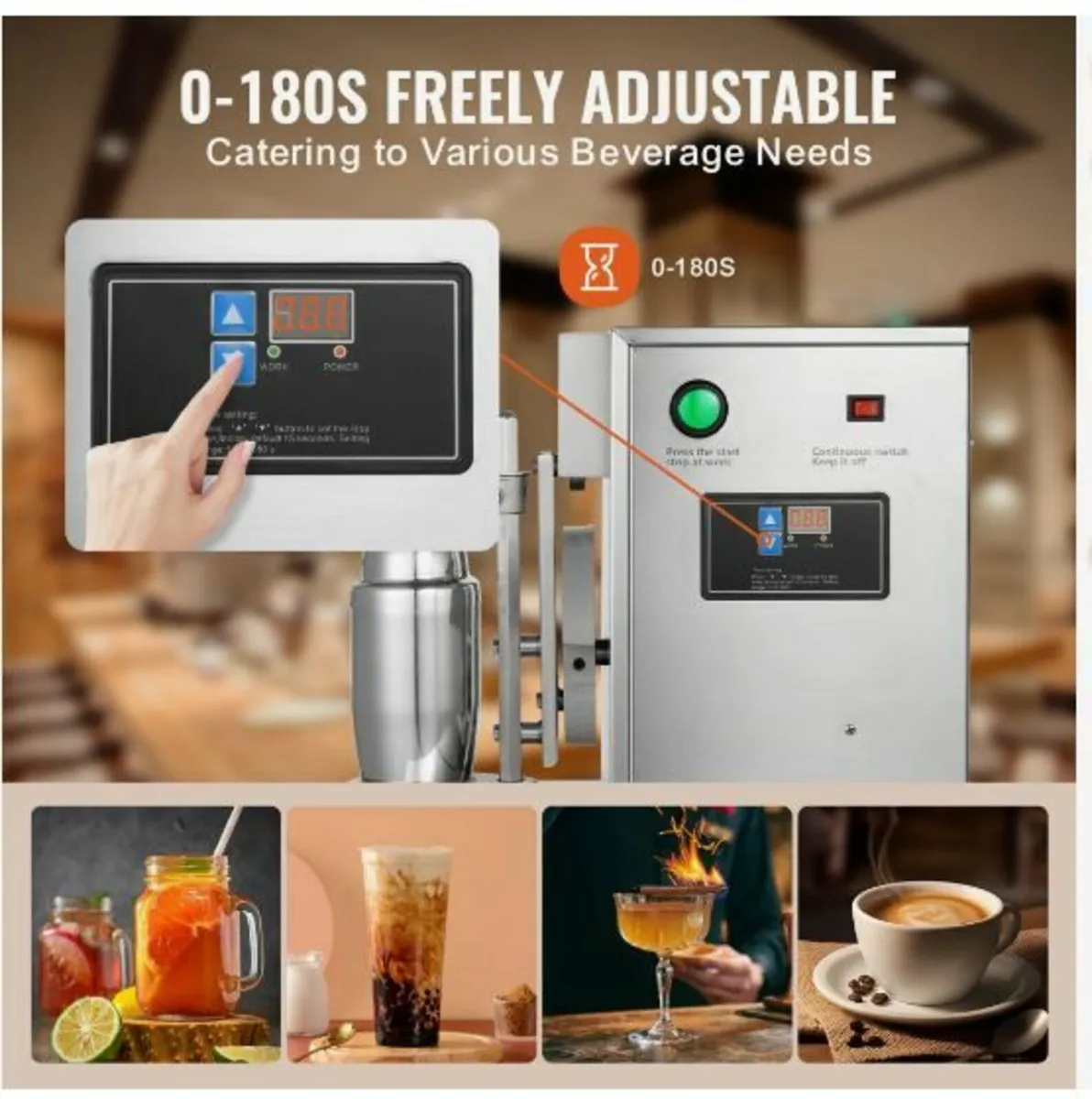 Milkshake Maker Machine 120W Electric Milk - Image 4