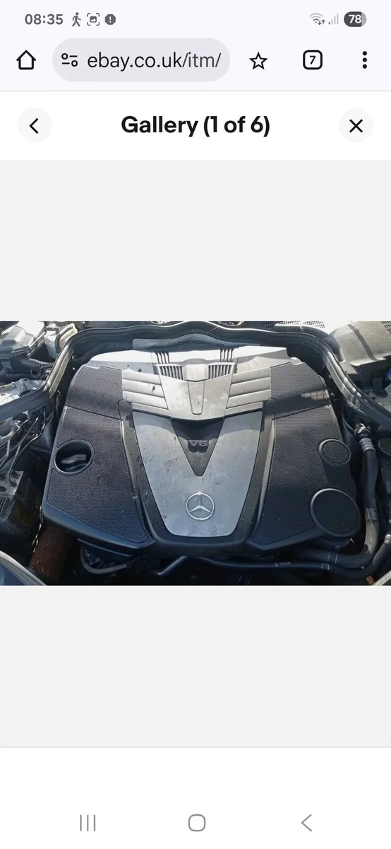 Mercedes w221 om642 Engine Complete