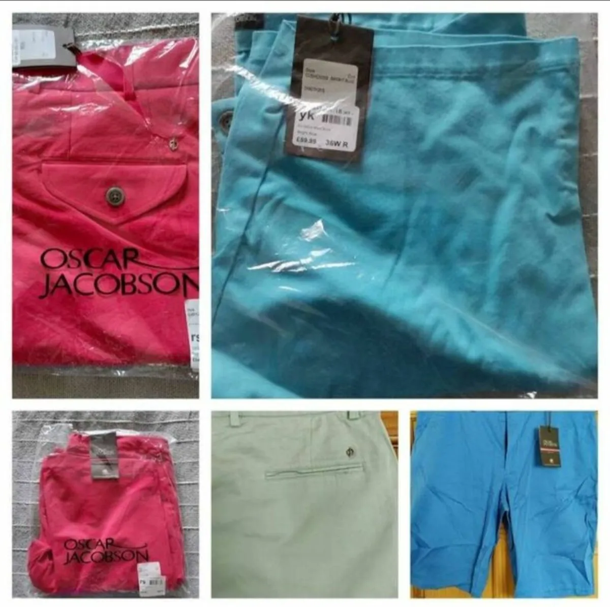 Oscar Jacobson Chino shorts 36w x3 New - Image 1
