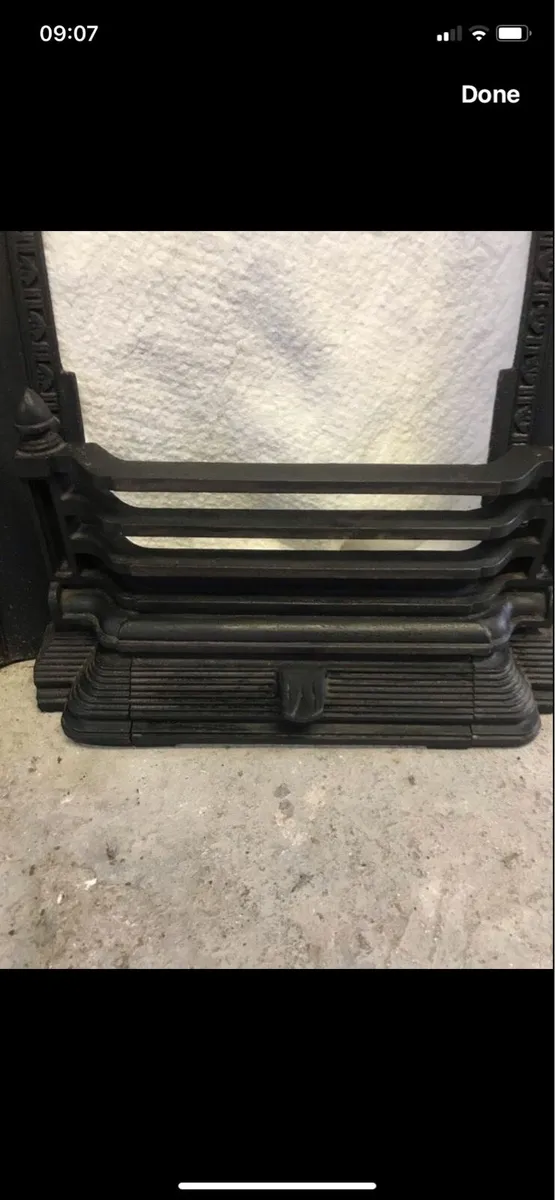 Victorian Cast Iron Fireplace & Grill - Image 4