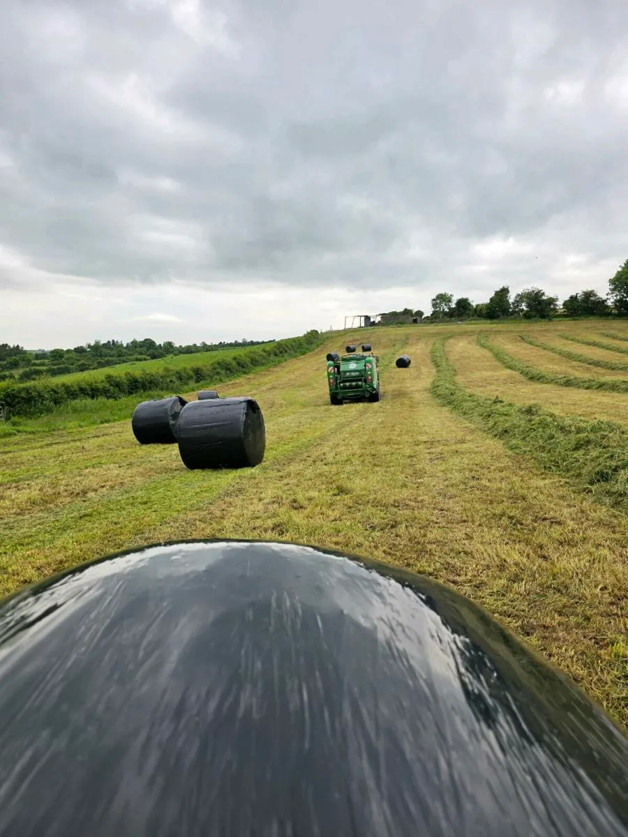 First Cut Silage Bales Been mowed today
