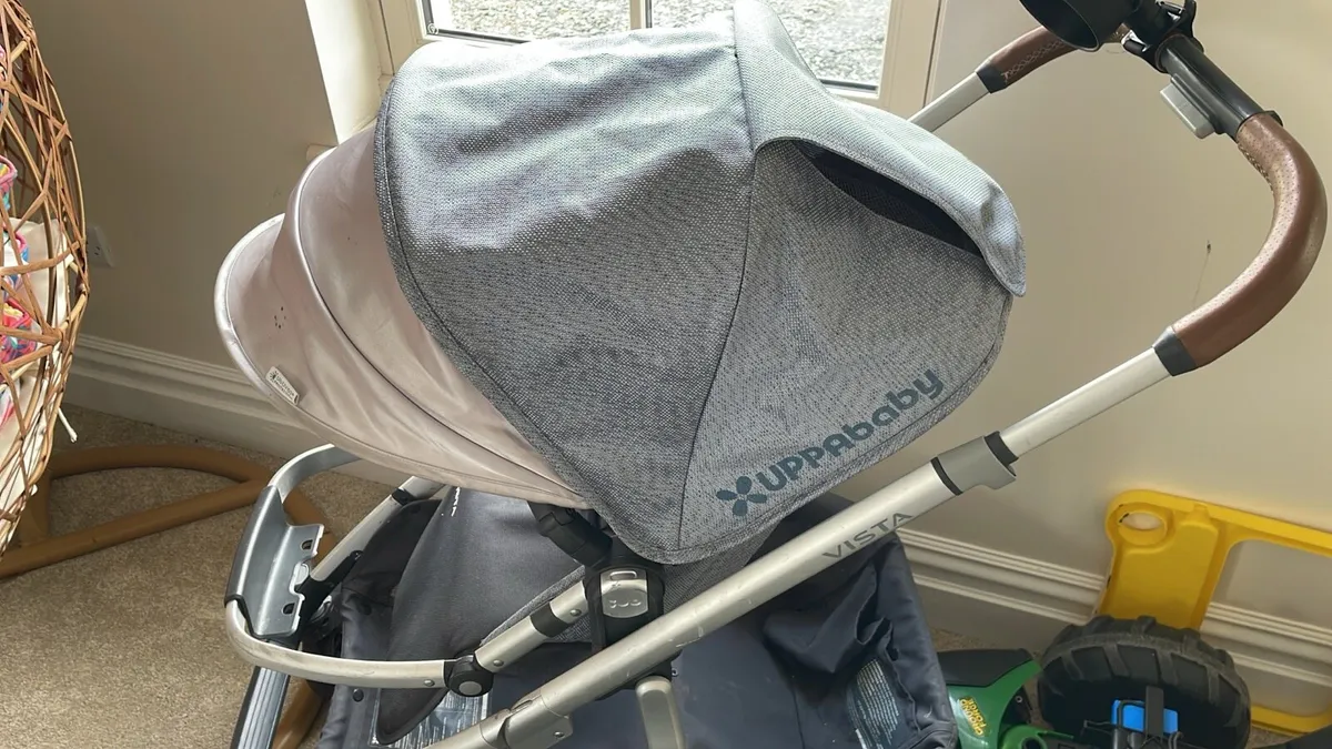 Uppababy baby blue buggy