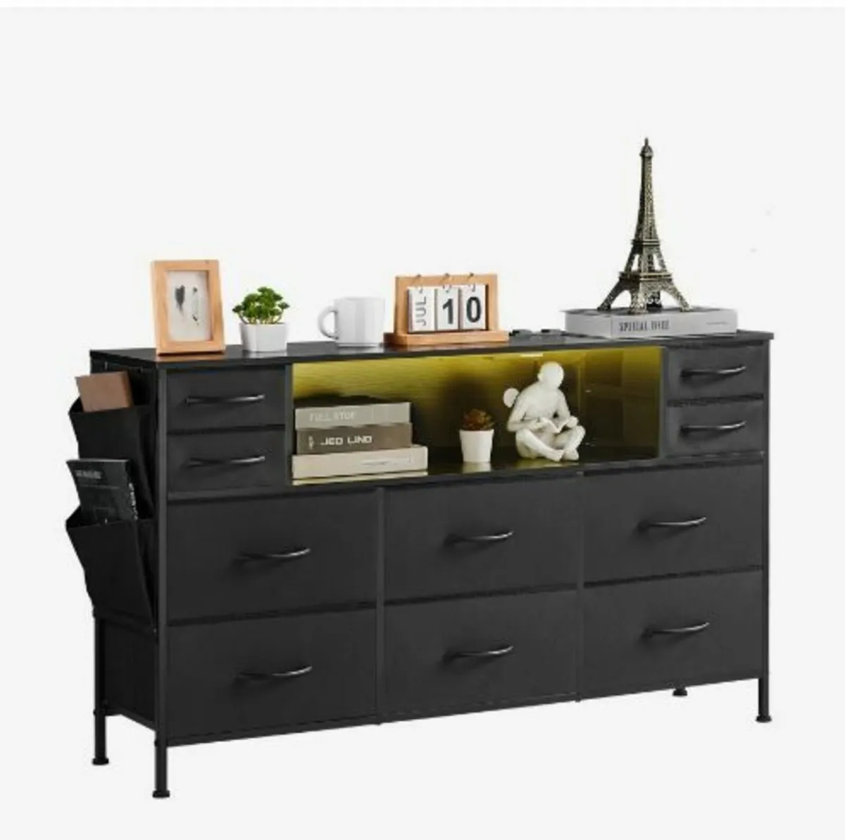 10 Fabric Drawer Dresser - Image 1