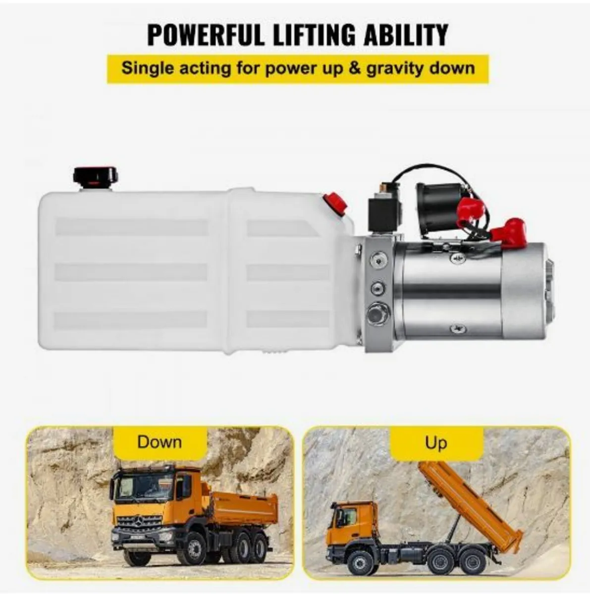 Hydraulic Pump Power Unit DC 12V 6L - Image 3