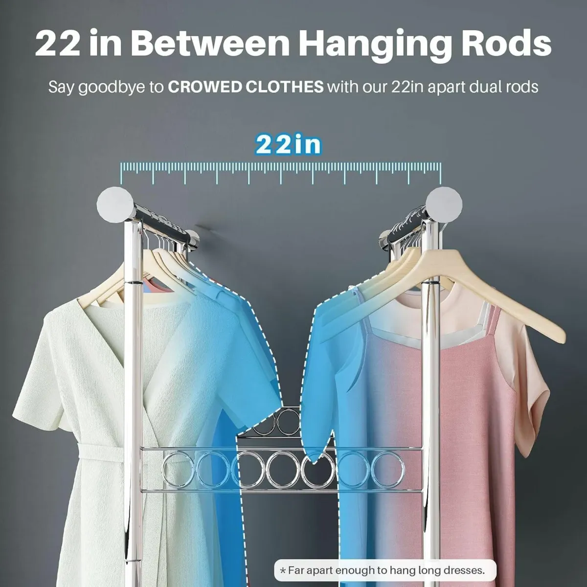 Clothes Rail Commercial 270kg Heavy Duty - Image 2