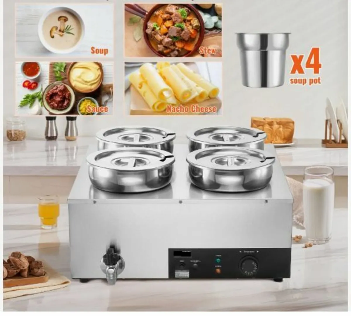 Commercial Soup Warmer Soup Station - Image 3