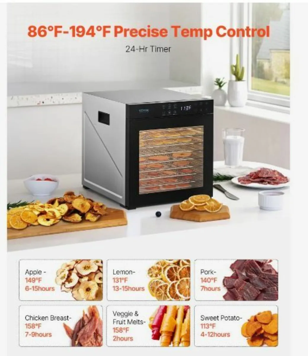 10 Trays Food Dehydrator Machine - Image 4