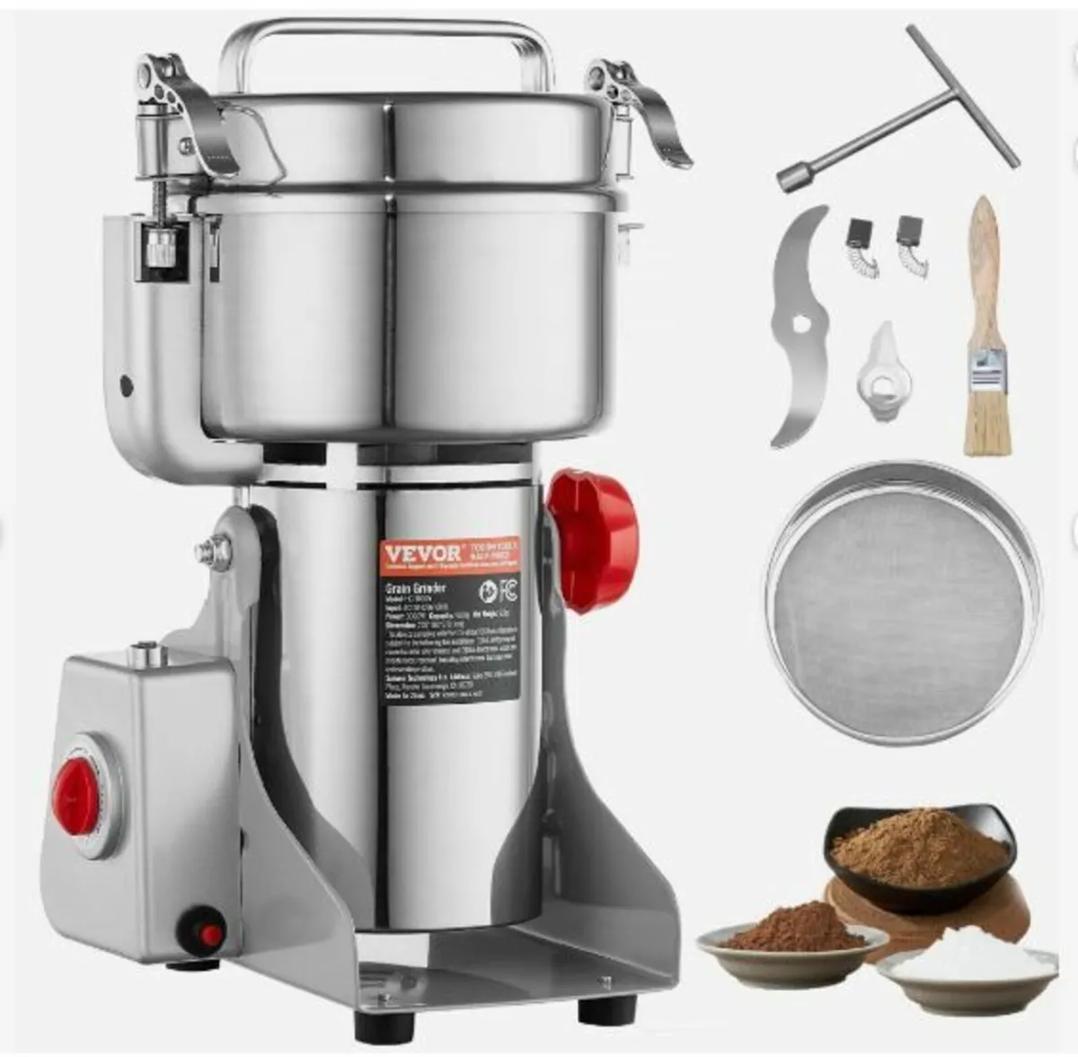 1000g Commercial Spice Grinder Electric - Image 1