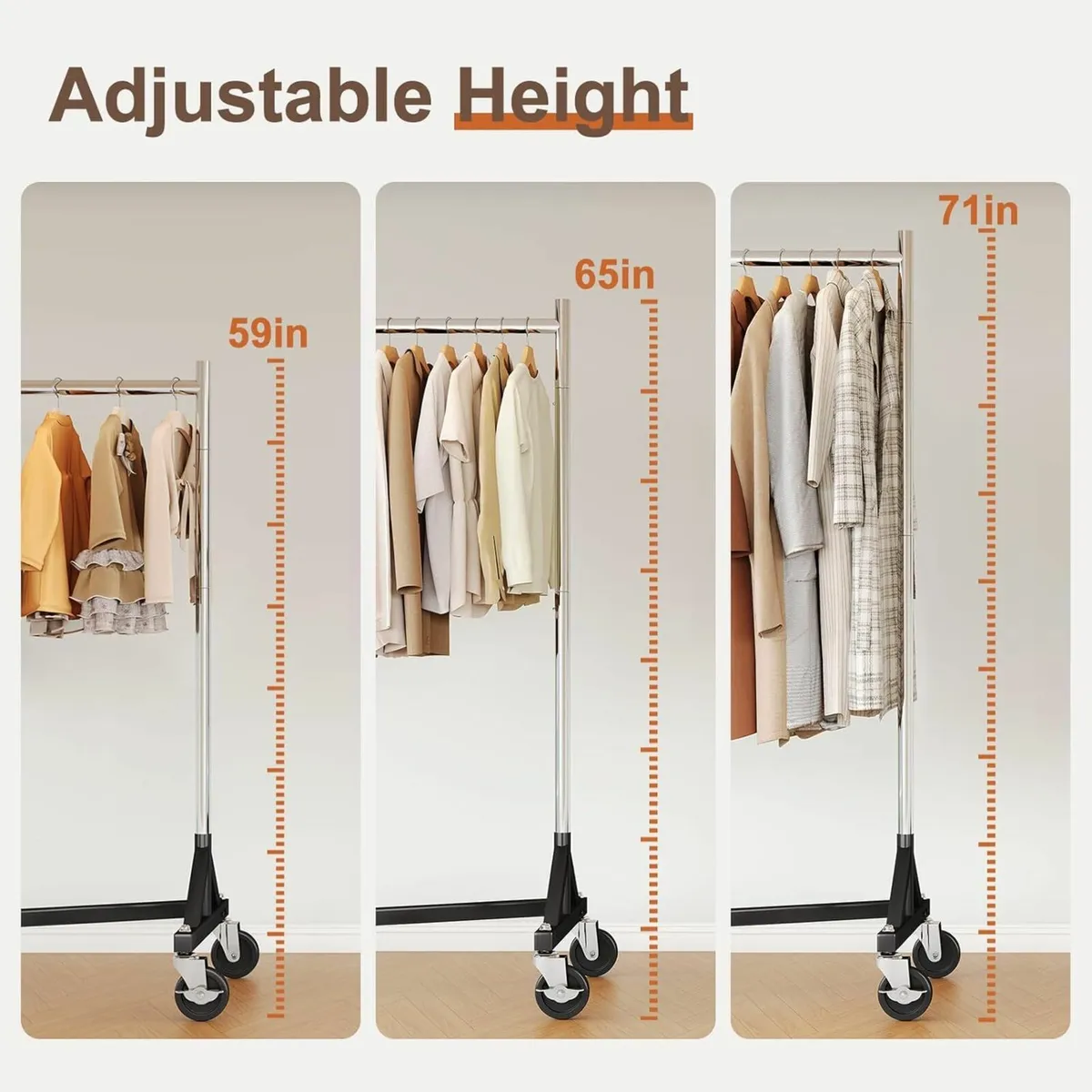 Commercial Garment 181kg Heavy Duty Clothes Rack - Image 2