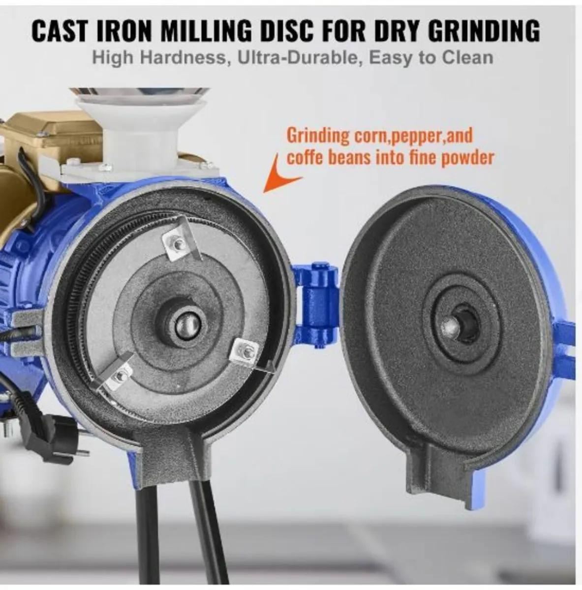 3000W Electric Grain Grinder Corn Wheat Flour - Image 4