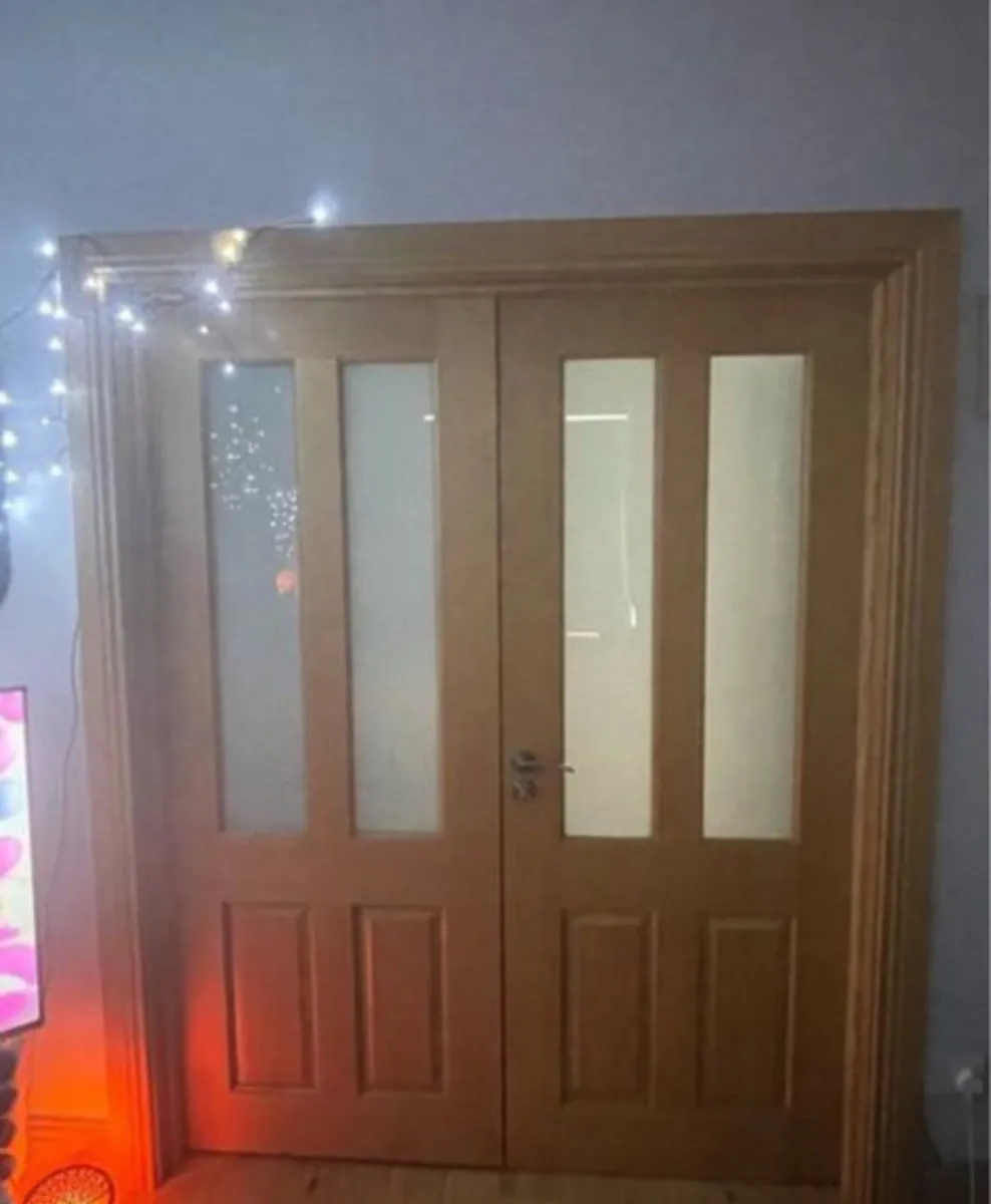 MODERN OAK DOUBLE DOORS - Image 3
