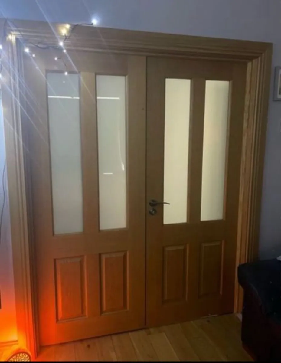 MODERN OAK DOUBLE DOORS - Image 4