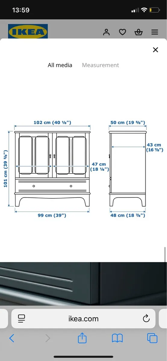 Ikea Green Cabinet Lommpard - Image 3