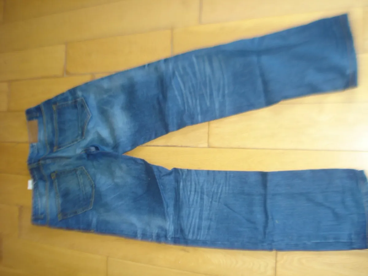 PULL & BEAR VINTAGE REULAR BLUE MENS JEANS. - Image 3