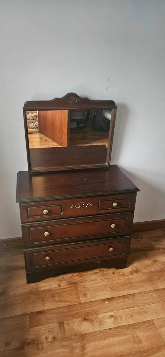 Mahogany Dresser with mirror