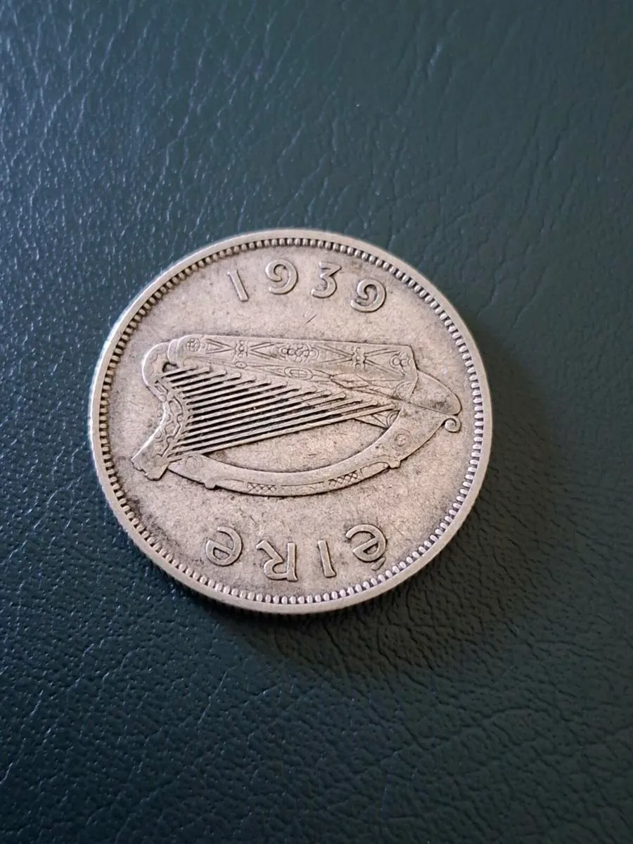 Irish Silver Florin coin 1939 - Image 2