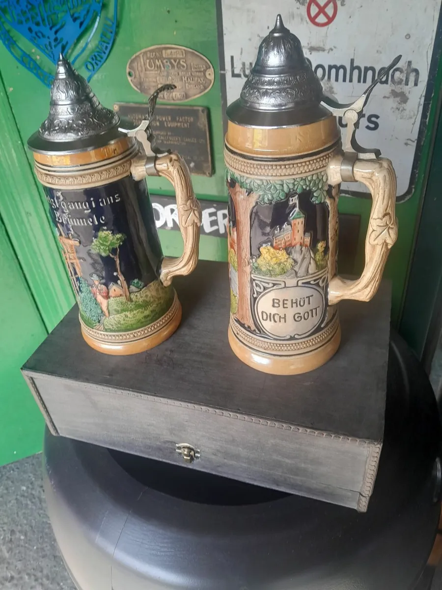 Two vintage German stins - Image 1
