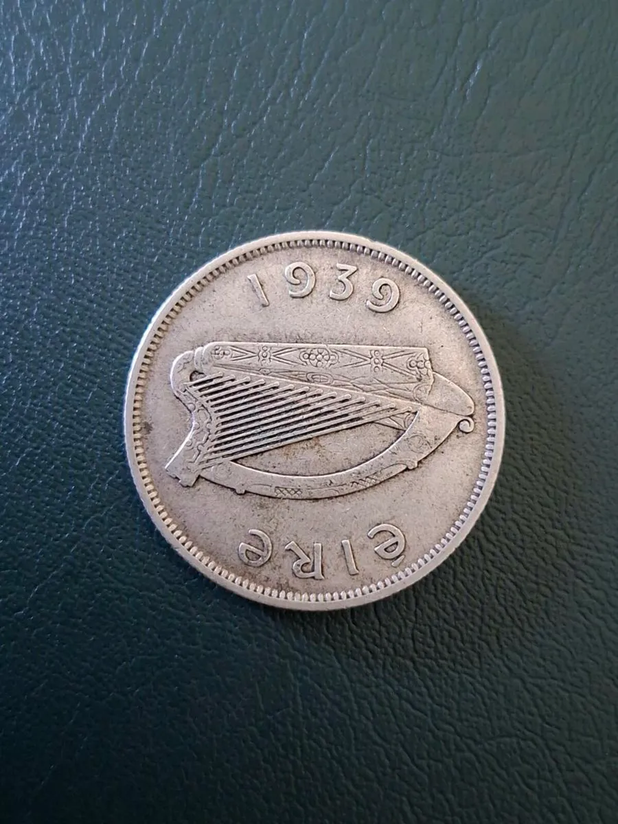 Irish Silver Florin coin 1939 - Image 2