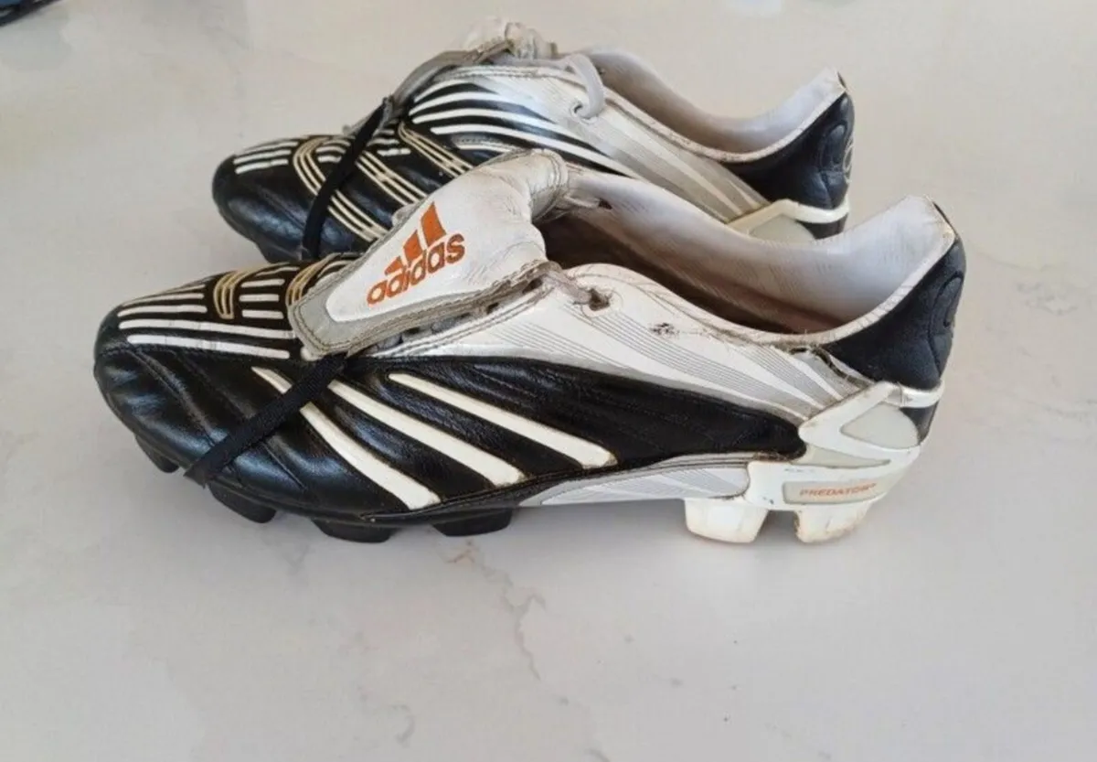 RARE Adidas Predator ABSOLUTE Black/White SG - Image 2
