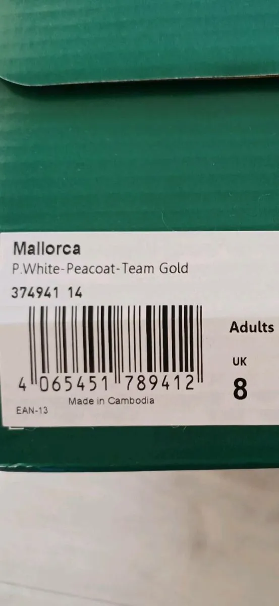 Puma Mallorca P.White-Peacoat-Team Gold - Image 2