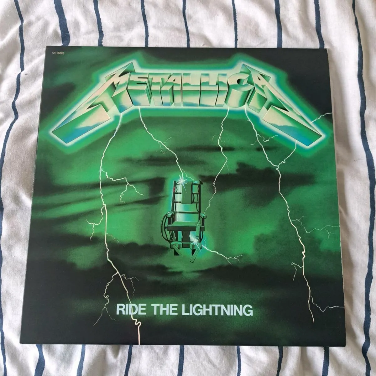 Metallica green ride the lightning misprint vinyl - Image 1