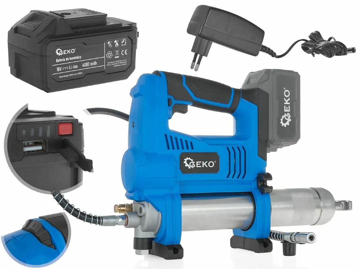 Geko Cordless Grease Gun G80657