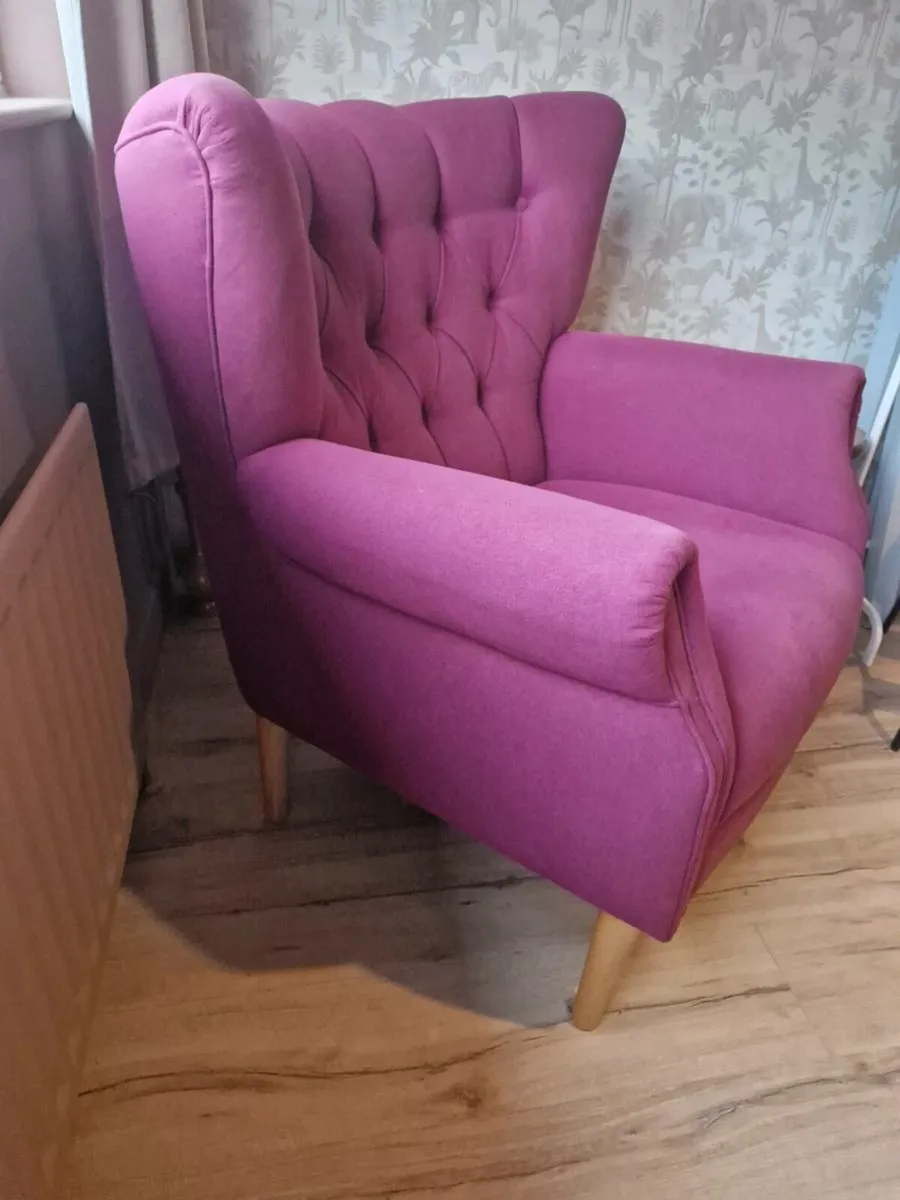 Armchair and Foot Stool - Image 4
