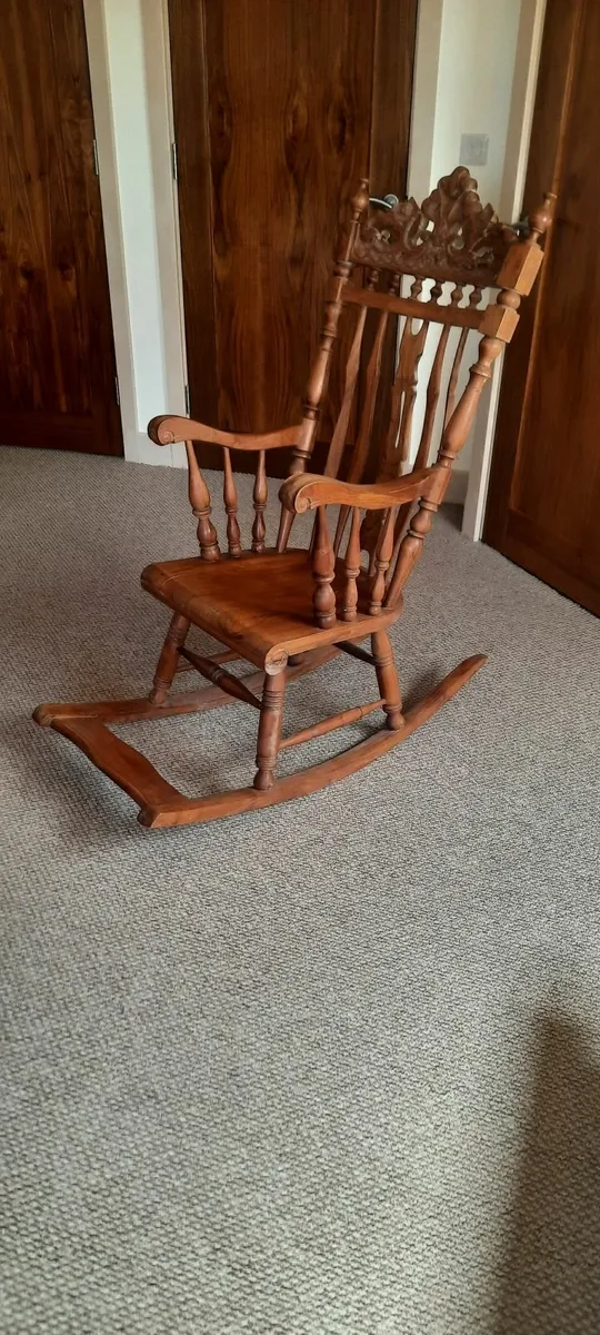 Rocking Chair, Lanterns - Image 1