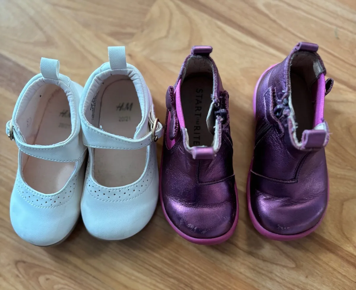 Baby girl shoes - UK 4, EU 20/21 - Image 2
