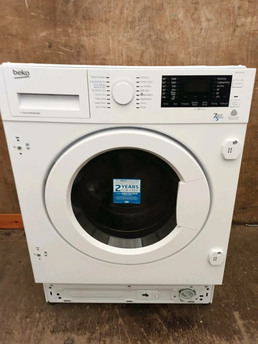 Beko Integrated Washer Dryer - Image 1