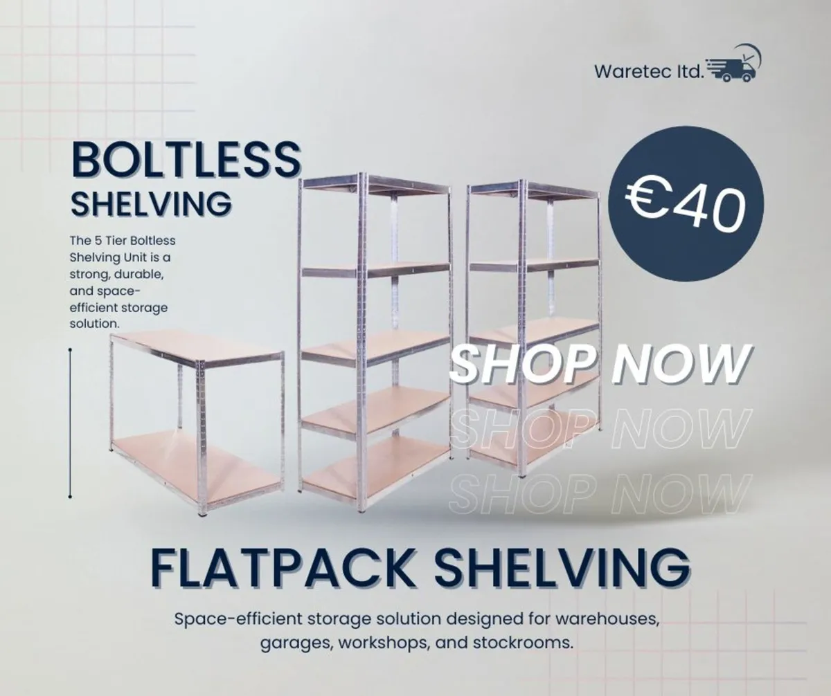 Shelving Flatpacked - Image 1