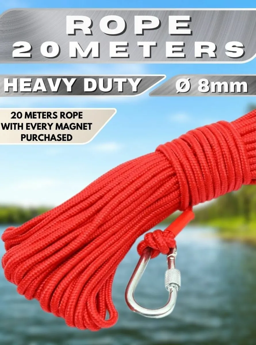 115kg Magnet Fishing Set New In Box Neodymium Kit - Image 3