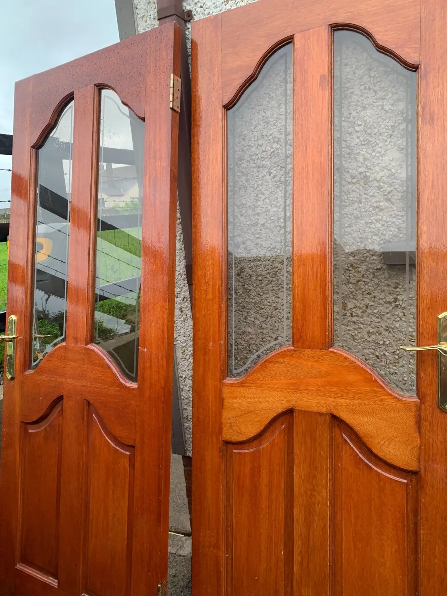 Solid Mahogany Doors - Image 1
