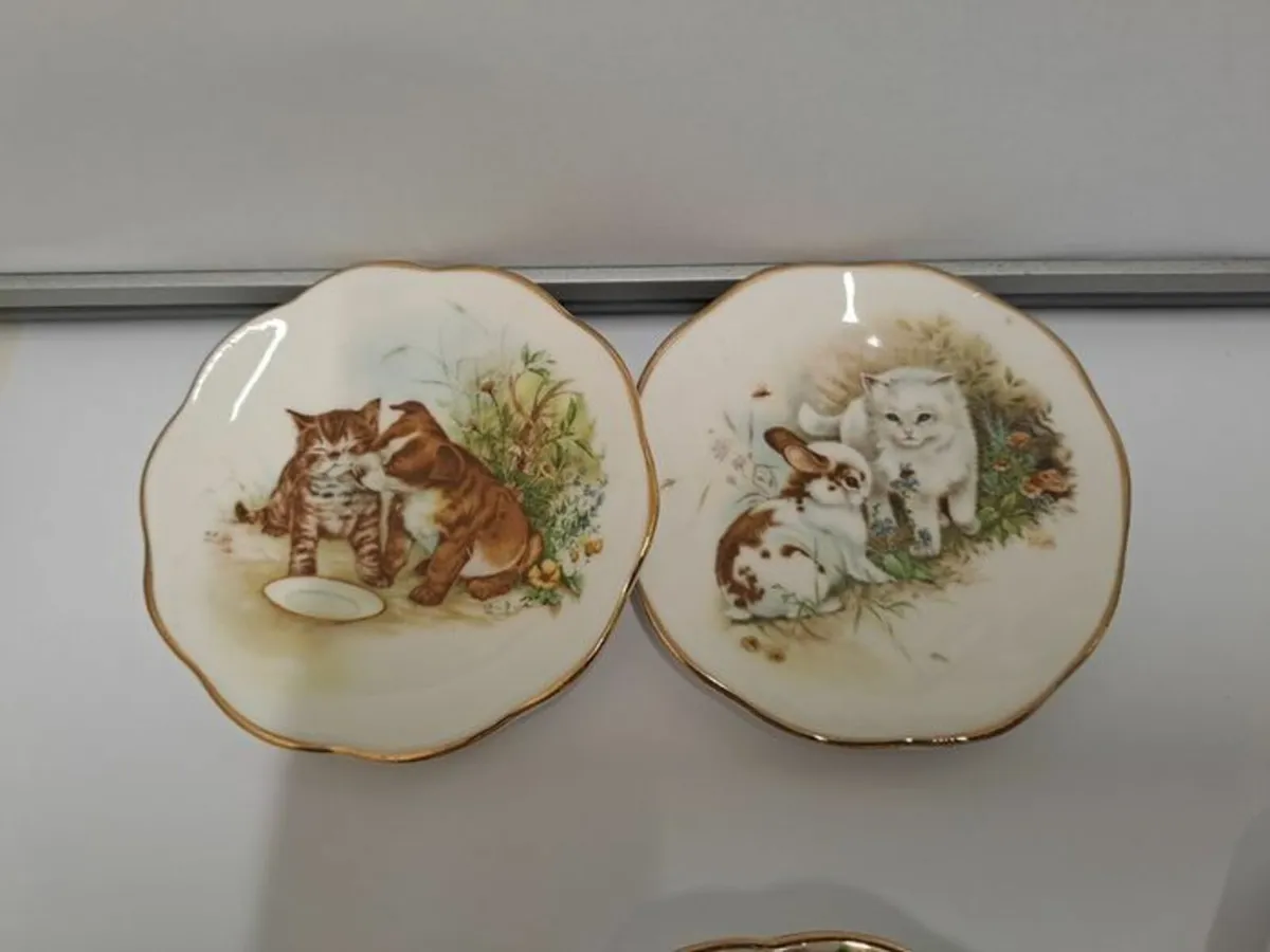 Vintage mini trinket plates - Image 3