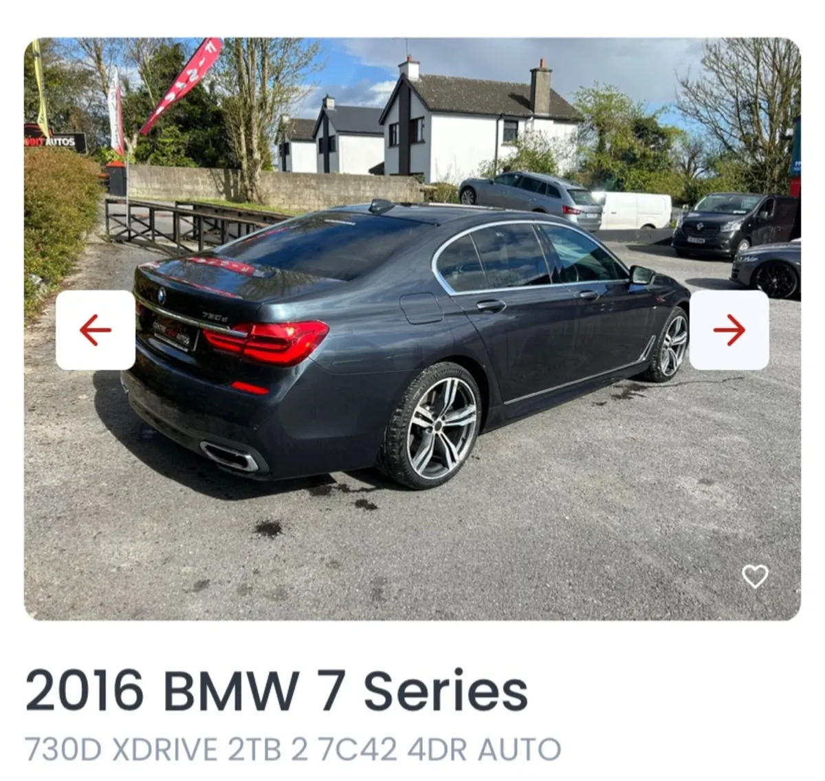 BMW 7-Series 2016-730D-XDrive-2TB-7C42-4DR-Auto - Image 3