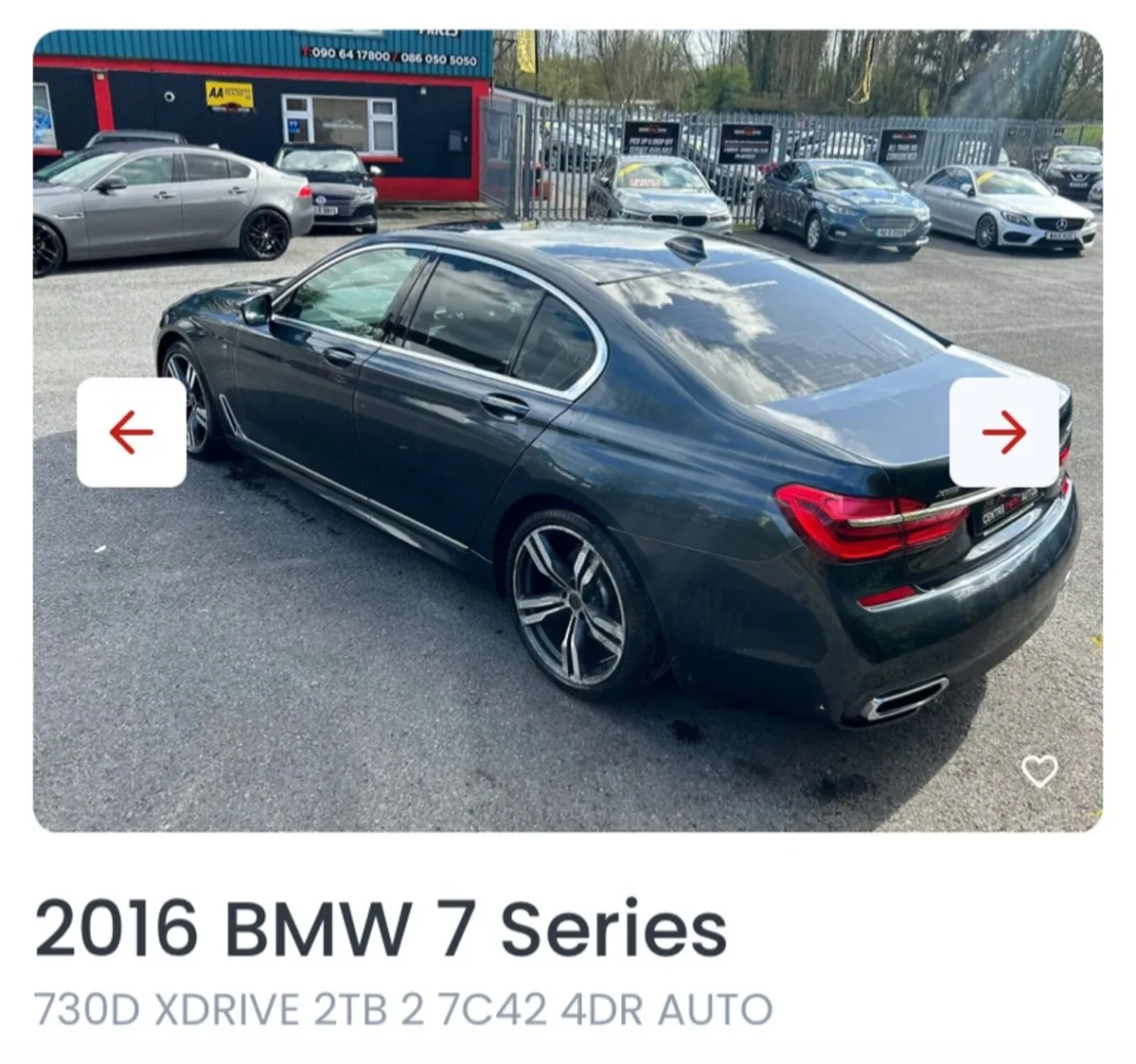 BMW 7-Series 2016-730D-XDrive-2TB-7C42-4DR-Auto - Image 4