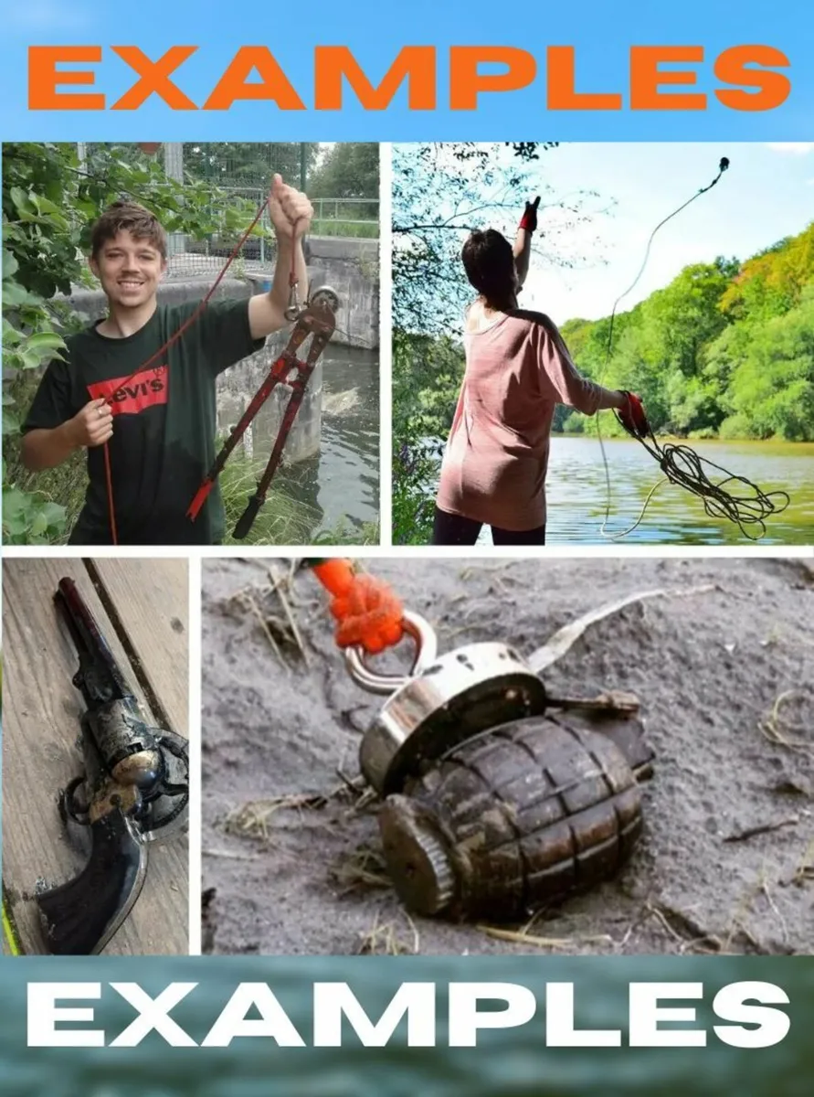 250KG Pulling Power Magnet Fishing Kit With 20m Ro - Image 4