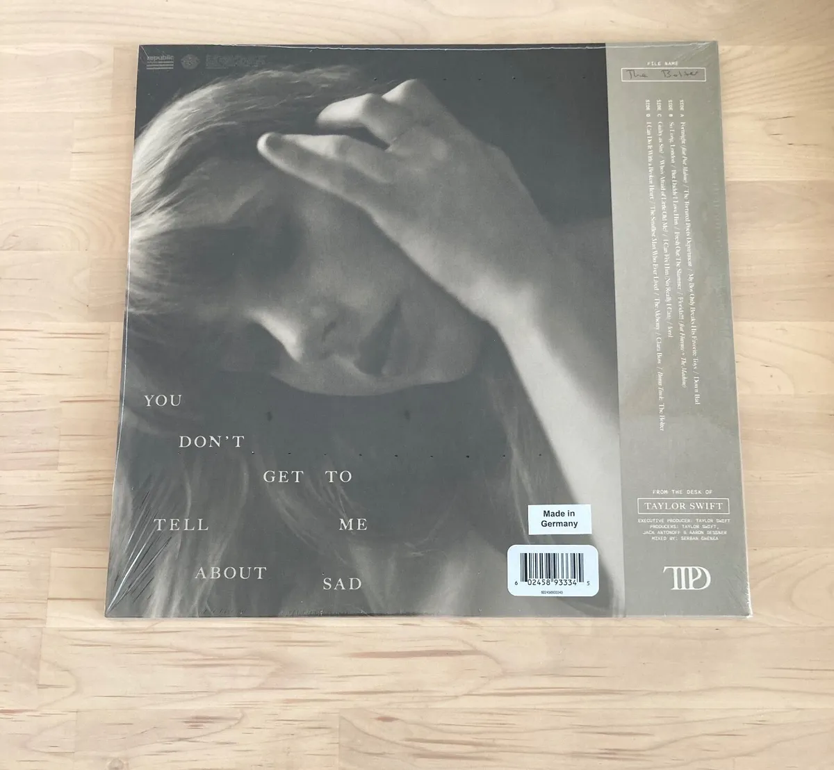 Taylor Swift The Bolter TTPD Vinyl - New - Image 2