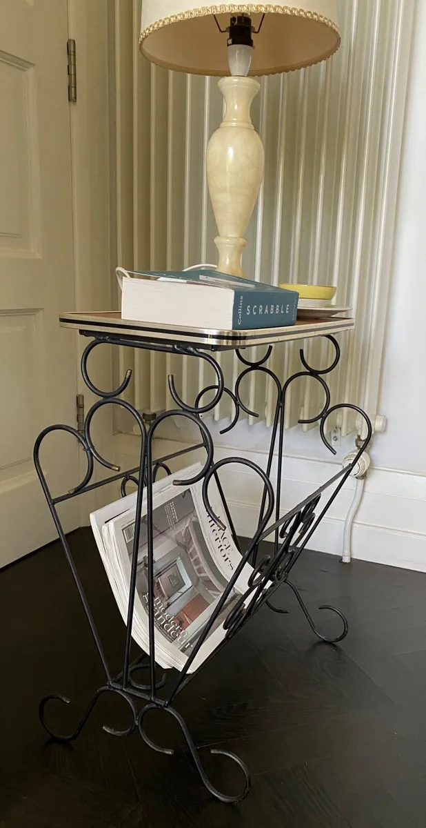 Mid century lamp table - Image 2