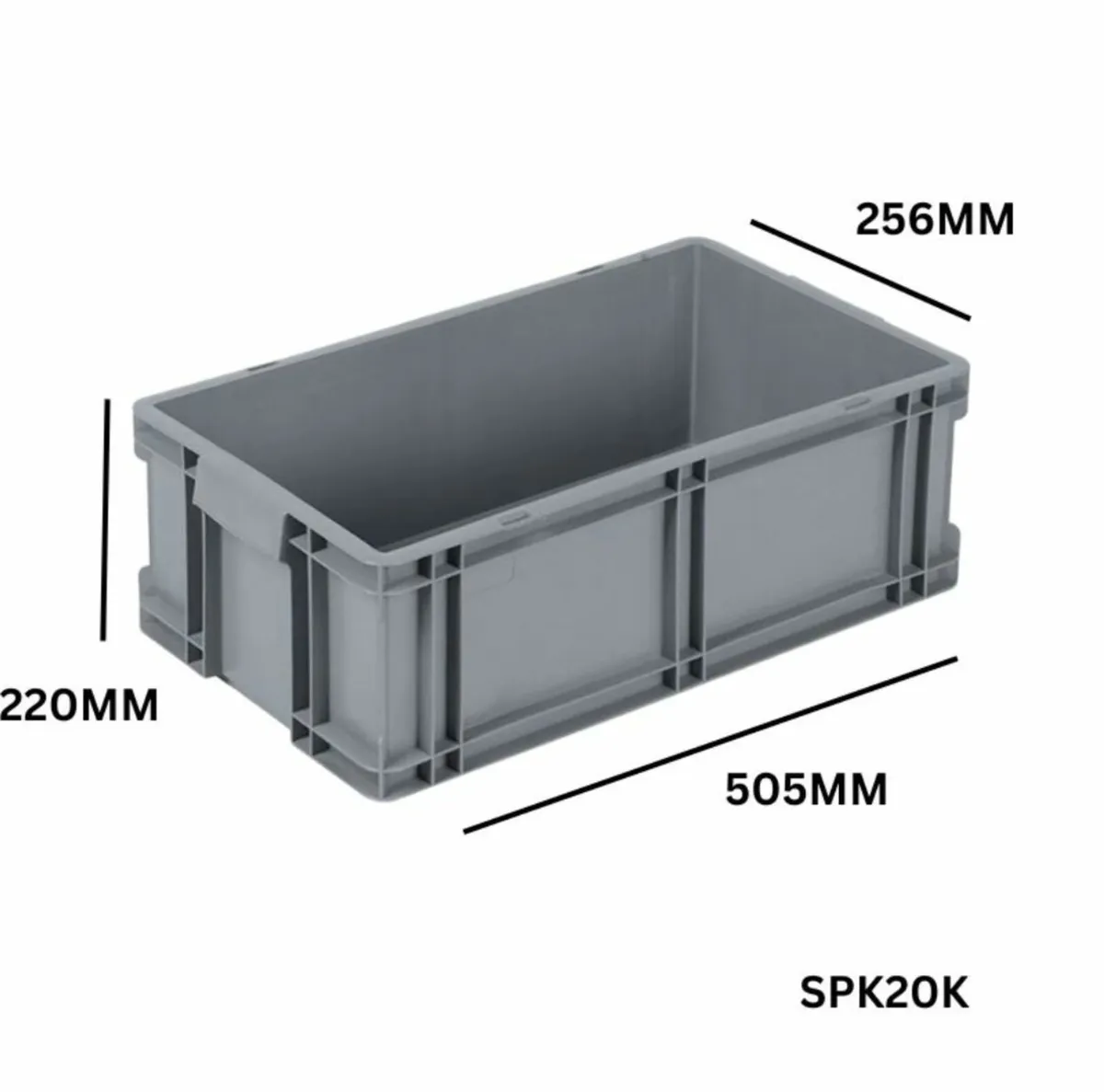 Pack of 10 - 22L storage boxes - Image 2