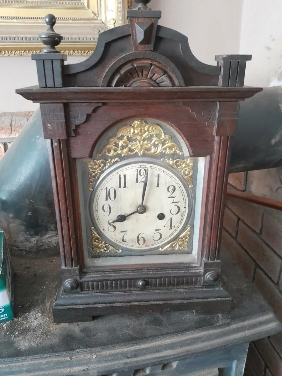 Old mantle clock - Image 4