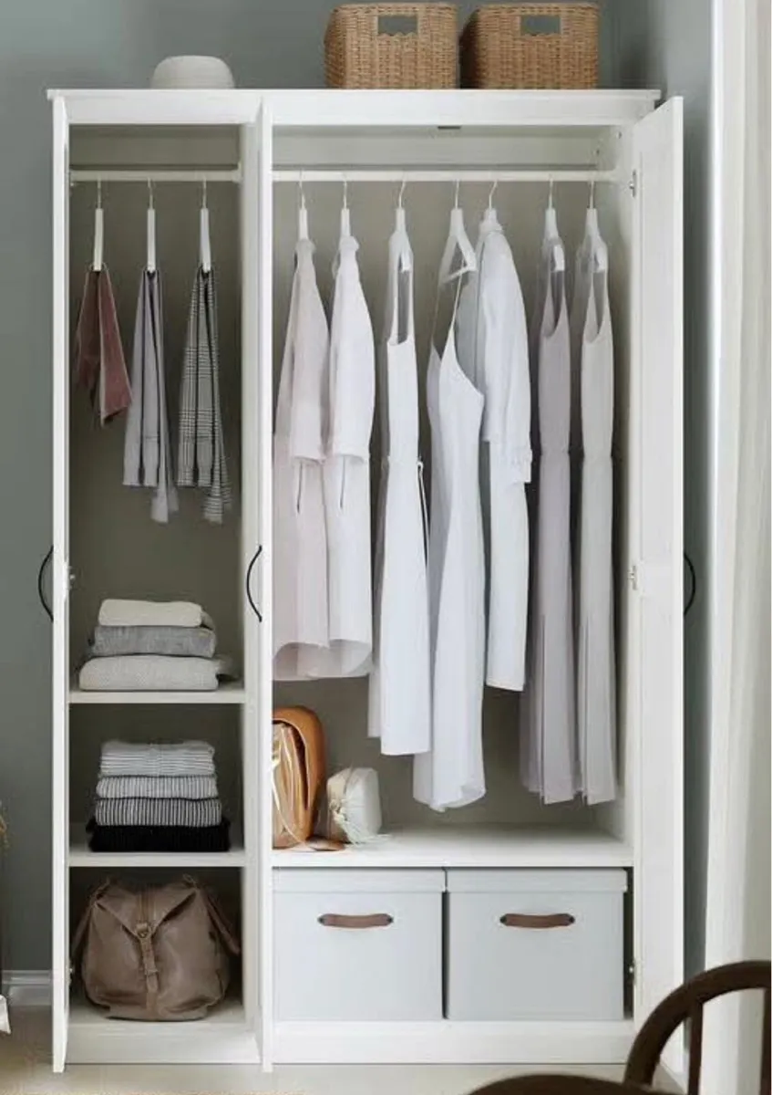 IKEA SONGESAND Wardrobe, white, 120x60x191 cm - Image 2