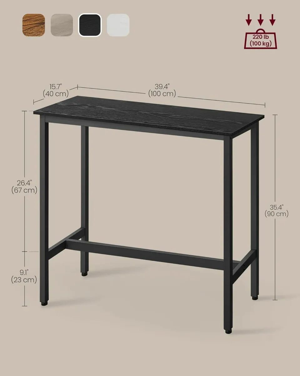 Bar Table, Pub Dining High Table (table only) - Image 2